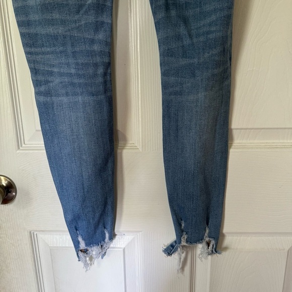 American Eagle Women's Distressed High Rise Jeggings Size 10 Regular - Picture 5 of 9